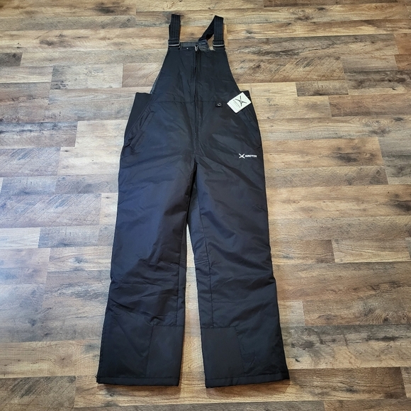 Arctix Men's Black Essential Snow Bib Overalls Size Medium - Picture 3 of 8